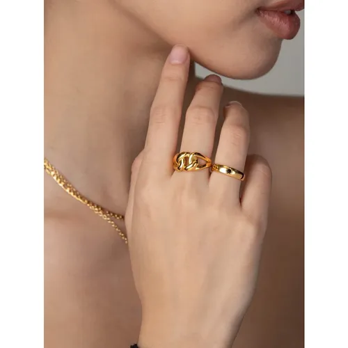 Black CZ Band Ring - Nialaya - Modalova