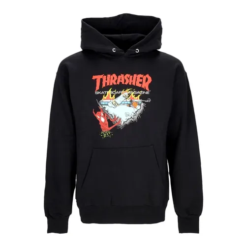 Sudadera negra con estampado Neckface - Thrasher - Modalova