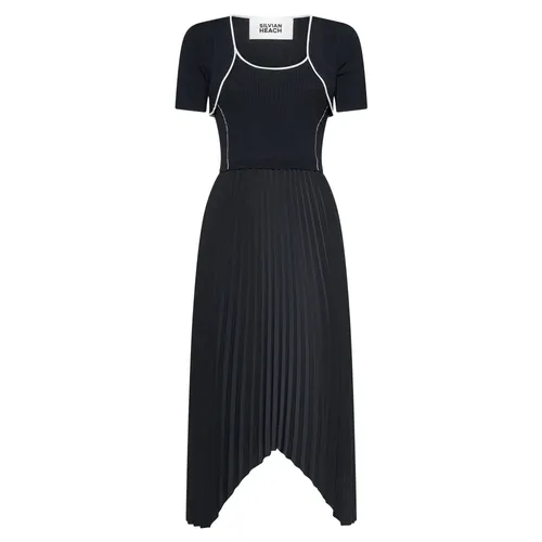 Vestido Midi Plisado Sin Mangas - Silvian Heach - Modalova