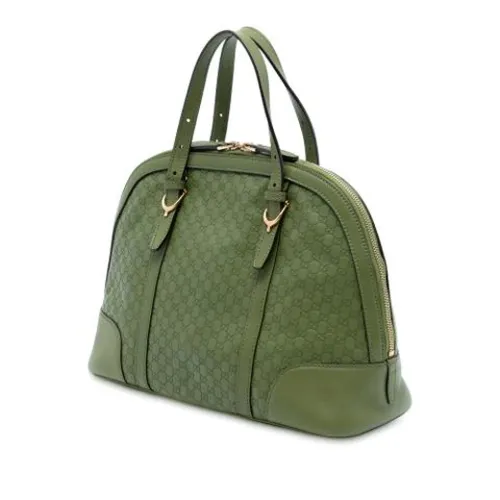 Pre-owned Leather Handbag - Gucci Vintage - Modalova