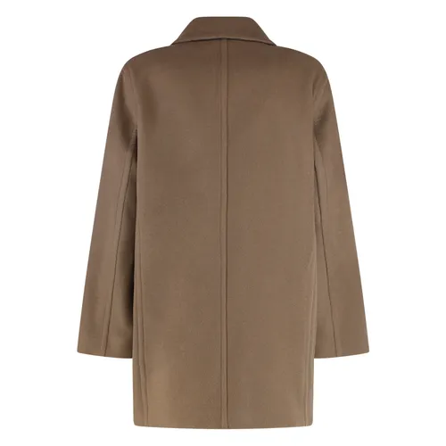 Wool Cashmere Lapel Collar Coat - Max Mara - Modalova