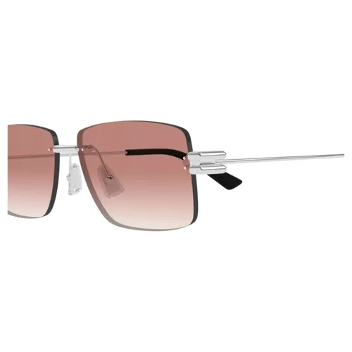 Rectangular Sunglasses - Bottega Veneta - Modalova