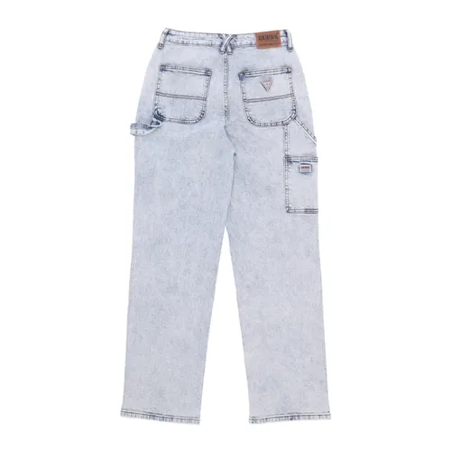Carpenter Pant Acid Wash Tool Pockets - Guess - Modalova