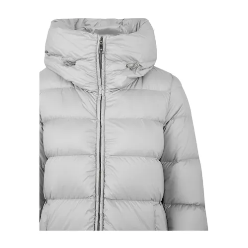 Front Zip Closure Hooded Jacket - add - Modalova