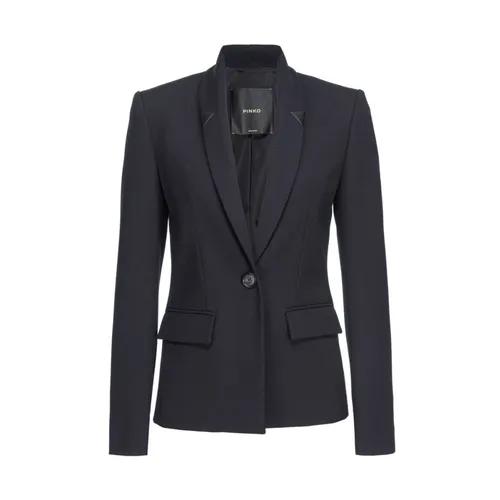 Black Shawl Lapel Jacket - Pinko - Modalova