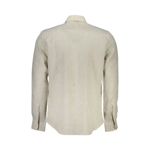 Beige Linen Men Shirt - North Sails - Modalova