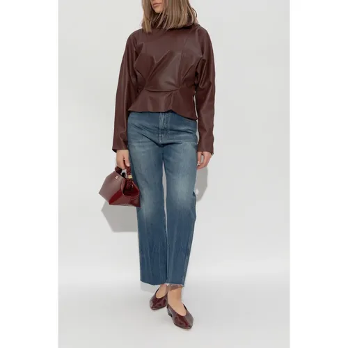 Jeans with Raw Hems - Victoria Beckham - Modalova