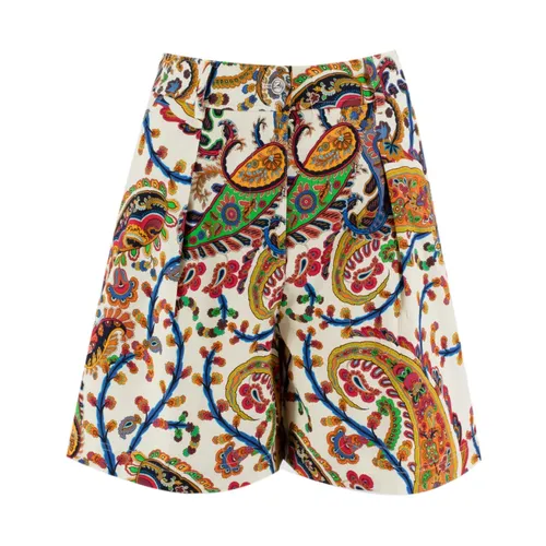 Paisley Jacquard Bermuda Shorts - Etro - Modalova