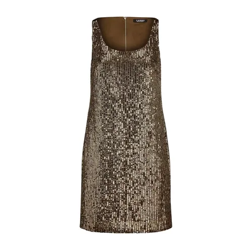 Mini cocktail dress with sequins - Ralph Lauren - Modalova