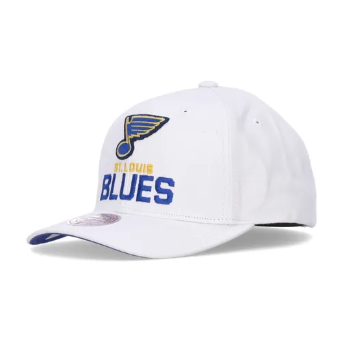St. Louis Blues Curved Visor Cap - Mitchell & Ness - Modalova