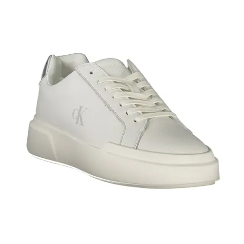 White Leather Women Sneaker - Calvin Klein - Modalova