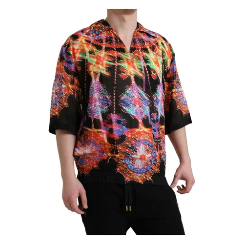 Luminarie Print Cotton T-shirt - Dolce & Gabbana - Modalova