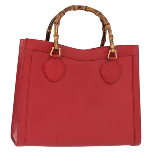 Pre-owned Leather Handbag - Gucci Vintage - Modalova