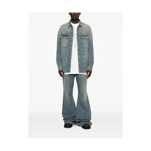 Denim Outershirt - Rick Owens - Modalova