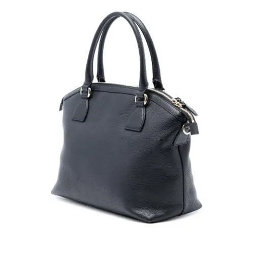 Pre-owned Vintage Leather Handbag - Gucci Vintage - Modalova