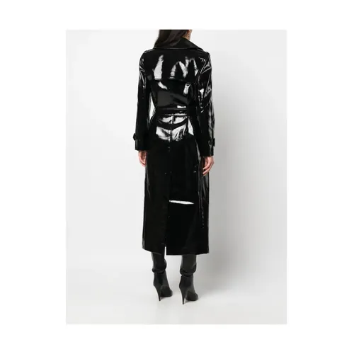 Laminated Trench Coat - Saint Laurent - Modalova