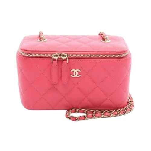 Pre-owned Cuero bolsos-chanel - Chanel Vintage - Modalova
