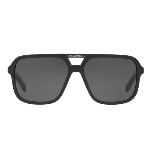 Square Sunglasses with Logo Detail - Dolce & Gabbana - Modalova