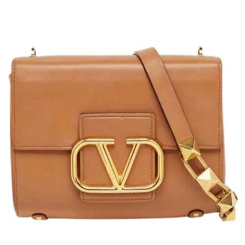 Pre-owned Leather Shoulder Bag - Valentino Vintage - Modalova