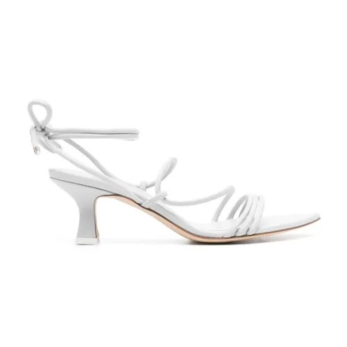 Flat Leather Ankle Strap Shoes - 3Juin - Modalova