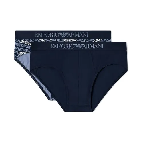 Stretch Cotton Briefs, 2-pack - Emporio Armani - Modalova