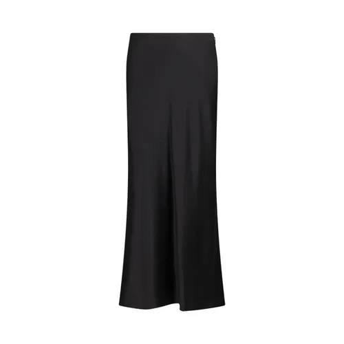 Elegante Falda Larga de Seda - Saint Laurent - Modalova