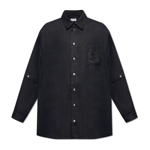 Shirt with Logo - Off White - Modalova
