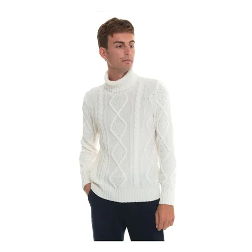 Cable Knit Turtleneck Pullover - Gran Sasso - Modalova