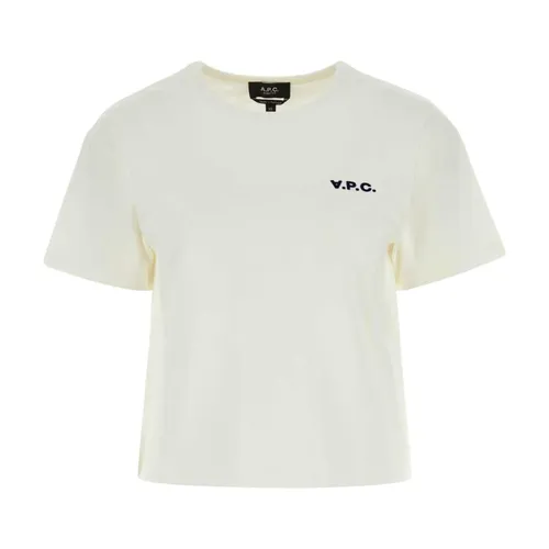 Ivory Cotton Tee - A.p.c. - Modalova