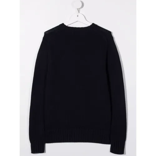 Hunter Navy Pullover Sweater - Polo Ralph Lauren - Modalova