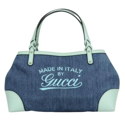 Pre-owned Denim Handbag - Gucci Vintage - Modalova