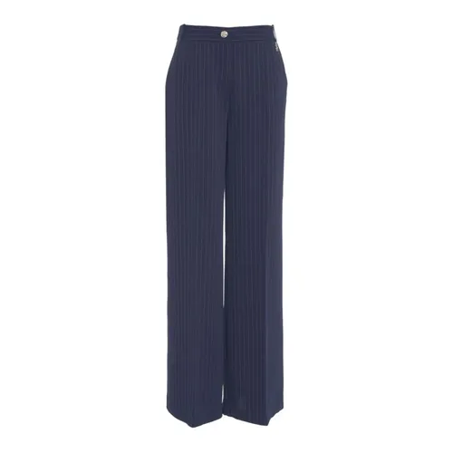 Slim Fit Blue Trousers - Guess - Modalova