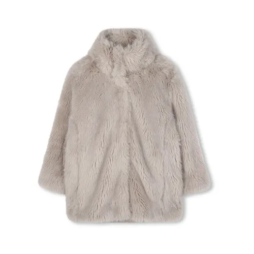 Grey Kids Polyester Coat - Chloé - Modalova