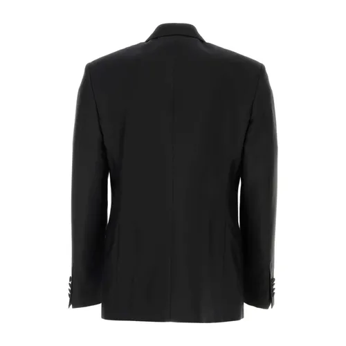 Wool-Silk Blend Blazer - Burberry - Modalova