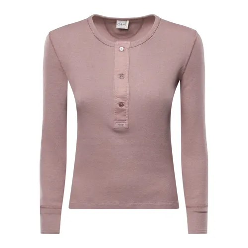 Fitted Henley Shirt - Chloé - Modalova