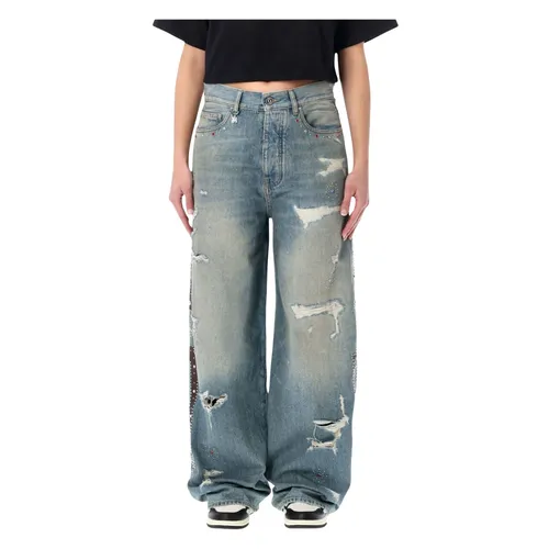 Bones Studded Jean - Amiri - Modalova