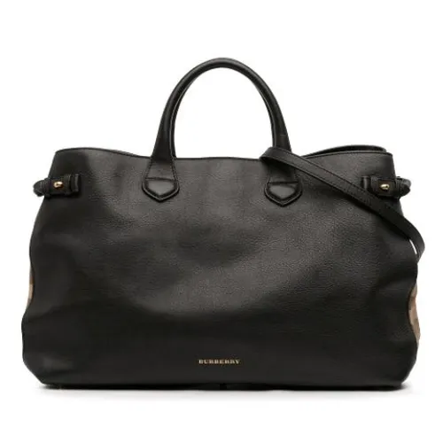 Pre-owned Leather Tote - Burberry Vintage - Modalova