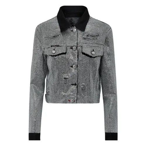 Denim Jacket Crystal - Philipp Plein - Modalova