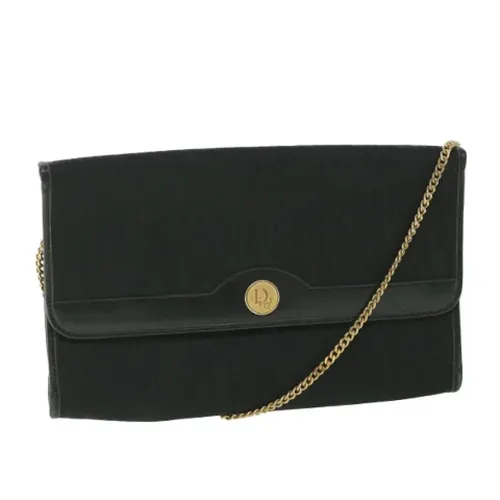 Pre-owned Vintage Canvas Shoulder Bag - Dior Vintage - Modalova