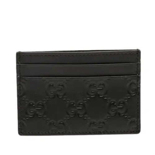 Pre-owned Leather Wallet - Gucci Vintage - Modalova