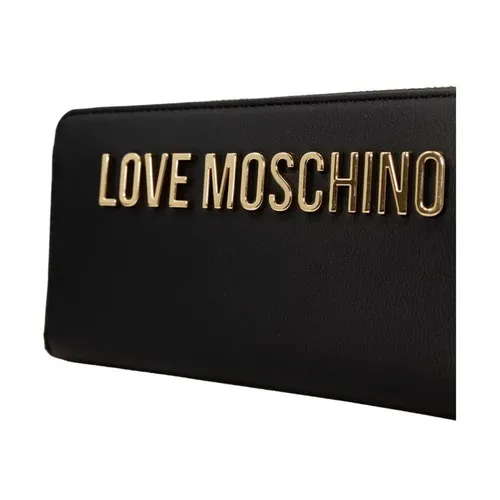 Large Wallet with Multiple Compartments - Love Moschino - Modalova