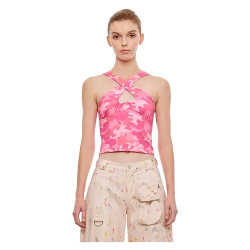 Cross-strap Cutout Top - Collina Strada - Modalova