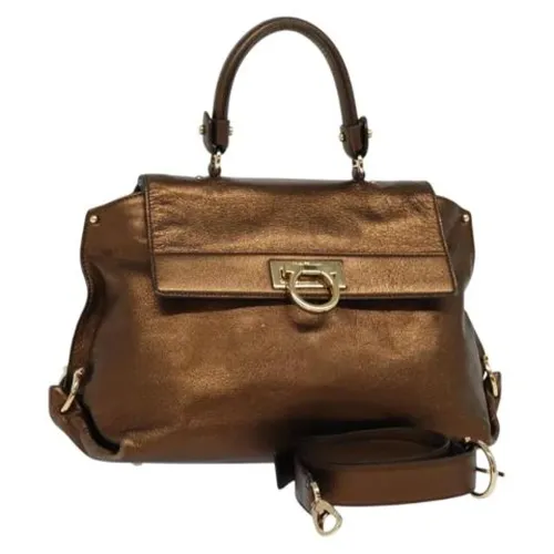 Pre-owned Cuero bolsos-de-mano - Salvatore Ferragamo Pre-owned - Modalova