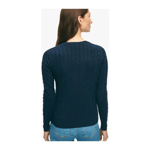 Supima Cotton Cable Sweater - Brooks Brothers - Modalova