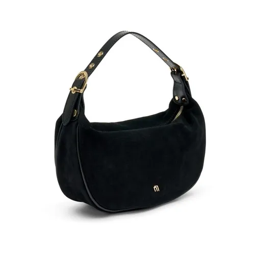 Borsa morbida in camoscio nero - Frau - Modalova