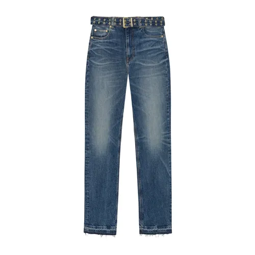 Vaqueros Estilo Vintage Mujer Azul - Ganni - Modalova