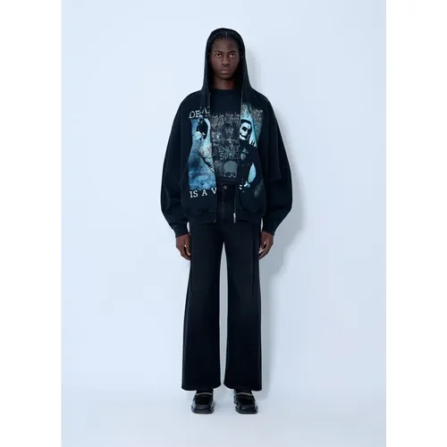 Cof Cut-Up Zip-Up Hooded Sweatshirt - Vetements - Modalova