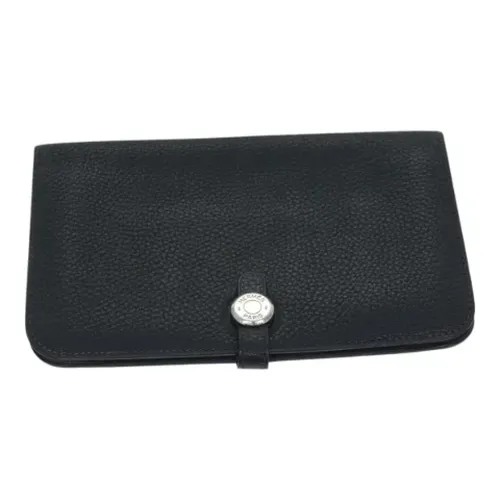 Pre-owned Leather wallets - Hermès Vintage - Modalova