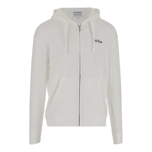 Cotton Hoodie with Zipper - MC2 Saint Barth - Modalova