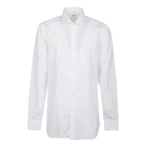 White Neck Shirt - Barba Napoli - Modalova